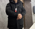 京东京造进口极寒95鹅绒服羽绒服男外套女冬季新款中长款新年 曜石黑 L 实拍图