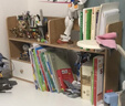 全品屋书架桌面置物架书桌收纳柜储物架办公室文件架简易学习桌书本收纳 实拍图
