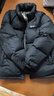 鸭鸭【高充绒】羽绒服男士短款加厚2025年冬季新款面包服防寒保暖外套 黑色 【197-255g充绒】 3XL 【建议175-195斤】 实拍图