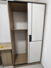 京桐【包安装】全实木衣柜卧室可推拉衣柜简约出租屋储物收纳衣柜 【长100*深50*高200】主柜 实拍图