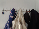 慕质304不锈钢挂钩浴室连排挂衣架厨房墙壁一排钩可打孔强力承重排钩 加厚304高低钩-10钩 实拍图