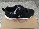 骆驼（CAMEL）网面透气跑步男鞋轻量健步运动鞋子 CSS221L0033 黑色 42 实拍图