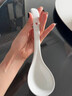 斯凯绨（Sky Top）大号汤勺陶瓷调羹饭勺子餐勺骨瓷纯白家用餐具马戈1件装 实拍图