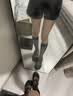 洛蔓希 丝袜 情趣内衣 性感吊袜交叉提花长筒丝袜过膝袜 透明丝袜 高筒袜 实拍图
