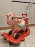 幼贝臣摇摇马木马儿童玩具男女孩婴儿0-1-3岁宝宝早教生日礼物 神马波尔多红推杆护栏餐盘静音轮 实拍图