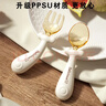 COOKSS婴儿勺子宝宝学吃饭弯弯训练勺叉子自主进食PPSU辅食勺餐具收纳盒 实拍图