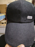 【热巴同款】加大棒球帽帽子男女大头围显脸小春夏字母百搭棒球帽 侧标-黑色 实拍图
