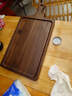 格娜斯相思木牛排盘木质西餐盘餐具长方形牛扒盘披萨盘实木板托盘 大号 实拍图