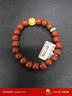 保真正品云南保山南红玛瑙手串女款满色柿子红老型珠手链单圈礼物 收藏级南红老型蜜蜡款10mm 实拍图