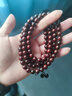 龍隐正宗小叶紫檀手串男女士款文玩手链檀香木佛珠子转运正品高端情侣 带金星款8mm*108颗（京仓速发） 实拍图