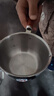 热油小锅泼油锅加厚不锈钢木柄防烫带刻度双倒流口不挂油无涂层 【木柄】爆款300ml 实拍图