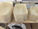 叩素简约收纳盒长方形桌面小杂物零食收纳筐化妆品整理塑料储物箱盒子 实拍图