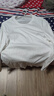京东京造液氨抗皱t恤男士t恤纯棉打底衫内搭白小T春季衣服长袖新年白色XL 实拍图