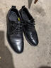 海澜之家HLA皮鞋男士商务休闲秋冬正装德比鞋子男H334/H220 黑色加绒40 实拍图