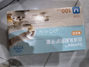英科医疗（INTCO）一次性手套乳胶手套100只中码食品级厨房家务清洁日常检查医生用 实拍图