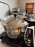 苏泊尔（SUPOR）高压锅燃气压力锅304不锈钢 防爆家用燃气灶电磁炉 带蒸格银河星 （5-8人）YS26E 26cm 9L 实拍图
