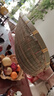极景竹编簸箕25×24cm筲箕农家手工竹筛青蔑竹筐厨房洗菜沥水蓝装饰晒 实拍图
