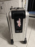 爱尔威（Airwheel）电动行李箱可骑行智能拉杆箱可坐可代步20英寸登机箱 豪华版一银 实拍图