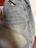 左西童装男童牛仔短裤防褪色夏装2025新款儿童夏季中裤 牛仔色 150 实拍图