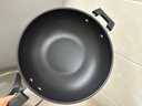 美的（Midea） 不粘锅炒锅平底煎炒锅32cm可立盖仿生荷叶不粘燃磁通用 实拍图
