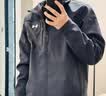 安德玛（Under Armour）UA秋冬Rival男子1/4拉链抓绒保暖长袖运动休闲卫衣1386016 黑色001 XL 实拍图