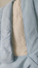 曼克顿（MANKEDUN）26款A类里外纯棉全棉夏季薄新疆棉花夏被空调被夏凉被可机洗裸睡 棉白+蓝【100%新疆棉 假一罚十】 180*220cm【大牌品质 平替首选 0溢价】加大单人 实拍图