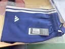 阿迪达斯（adidas）透气直筒运动裤男宽松百搭春秋休闲卫裤长裤 蓝白 M 实拍图