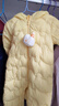 巴拉巴拉童装婴儿连体衣轻薄羽绒服宝宝衣服2025冬装抱衣爬服男童女童萌趣 黄色雪人-白鸭绒 80 cm-充绒量41g 实拍图