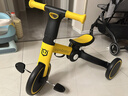 uonibaby品牌授权儿童三轮车脚踏车1-3-6岁宝宝儿童车遛娃神器平衡车手推 3C认证26款（巴洛克黄-护具版+黄色护具7件）1到7岁 升级版 实拍图