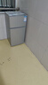 新飞冰箱小型租房用 一级能效冷 藏冷冻两用1-2人家用小冰箱 出租房双门电冰箱办公室两门 26年旗舰 76A128L一级能效【带净味盒】银 实拍图
