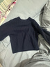 优衣库婴幼儿宝宝souffle yarn舒芙蕾可机洗针织衫舒芙蕾478832 69 藏青色 100 实拍图