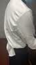 耐典厨师工作服长袖男女同款双排扣餐厅厨房厨师服工作服白色XL 实拍图