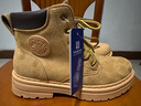 回力男鞋2025秋冬季新款男士马丁靴工装风大黄靴高帮登山鞋子 卡其 45 实拍图