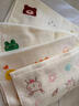 洁丽雅（Grace）A类纯棉洗脸可爱家用卡通儿童小毛巾宝宝柔软吸水婴儿童面巾 4条 实拍图