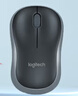 罗技（Logitech）M185鼠标 无线鼠标 办公鼠标 对称鼠标 黑色灰边 带无线2.4G接收器 实拍图