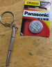 松下（Panasonic）车钥匙电池套装【CR2032两粒+拆装工具】适用本田CRV十代思域雅阁艾力绅XRV杰德思铂睿 实拍图