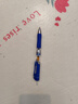 晨光（M&G）文具K35按动中性笔学生0.5签字笔商务子弹头水笔医生处方笔高颜值办公用品蓝色3支 实拍图