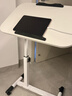 甄严选 可移动电脑桌升降床边桌床上学习桌办公懒人书桌简易折叠小桌子 【可折叠】暖白色60*40CM 实拍图