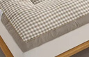 洁丽雅（Grace）立体床垫学生宿舍褥子垫榻榻米加厚床褥垫子可折叠租房软垫 卡其格 120X200cm【立体床垫厚约6cm】 实拍图