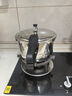 苏泊尔（SUPOR）304不锈钢5.2L压力锅22cm【2-4人适用】快煮防爆高压锅电磁炉通用 实拍图