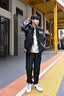 NEW OR MODE美式高街刺绣棒球服外套男士春季新款潮牌宽松休闲情侣夹克衫上衣 黑色【高品质】 XL 【建议125-145斤】 实拍图