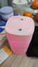 Hulker 【10W+销量加湿器】加湿器 卧室迷你家用办公室桌面车载低噪上加水小型usb空气加湿器 【粉色】升级双喷/澎湃出雾/600ml大容量 实拍图