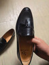 【发顺丰空运】上顿丹尼男鞋男士乐福鞋真皮英伦皮鞋流苏休闲鞋豆豆鞋春夏季懒人套脚一脚蹬驾车鞋手工帆船鞋 黑色 42 实拍图