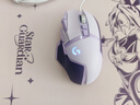 罗技（G） G502 HERO主宰者 有线鼠标 游戏鼠标 吃鸡鼠标 电竞鼠标宏编程可配重HERO引擎 礼盒送男友 G502H（阿卡丽贴纸）+鼠标垫 实拍图