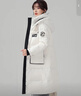 雪中飞【店长推荐】秋冬新款女时尚保暖百搭休闲舒适女士羽绒服 白色-9426 S 160 实拍图