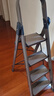 德力西（DELIXI）家用梯子折叠多功能人字梯便携铝合金爬楼小扶梯四步梯 实拍图