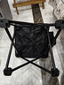 米客喵户外折叠椅露营椅子小马扎折叠凳子美术写生椅便携式超轻钓鱼板凳 黑色【中号】-配收纳袋 实拍图