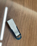 闪迪（SanDisk）128GB U盘 CZ73 时尚蓝色 安全加密 数据恢复 学习电脑办公投标 小巧便携 车载 大容量金属优盘 实拍图