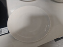 洁雅杰 陶瓷骨碟家用吐骨盘8英寸白瓷盘味碟酒店餐桌吐骨碟子套装8只装 实拍图