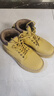 回力官方男鞋马丁靴2026春夏季高帮加绒保暖靴子男 驼色（加绒） 39 实拍图